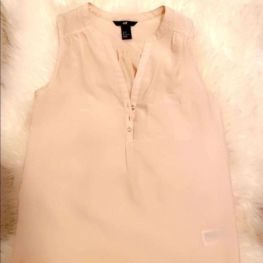 Blush pink blouse